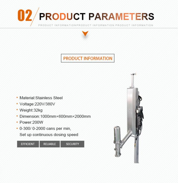 Liquid Nitrogen Doser for Soft Drink