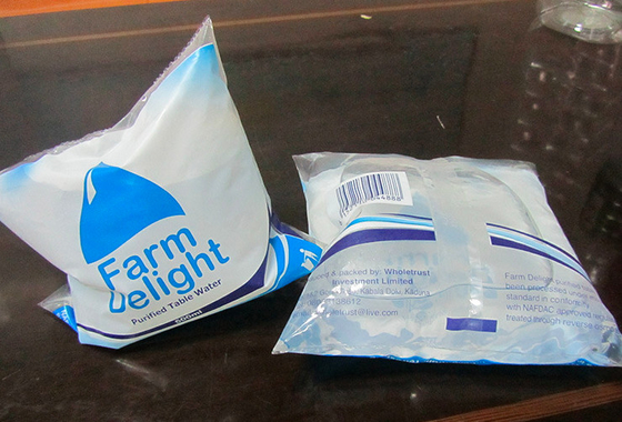Pneumatic Water Sachet Pouch Filling Packing Machine 1100-1300bags/h