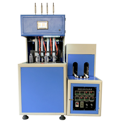 Semi Automatic Plastic Pet Mineral Water Bottle Blowing Machine 2 Cavid 4 Cavities