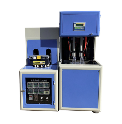 Semi Automatic Plastic Pet Mineral Water Bottle Blowing Machine 2 Cavid 4 Cavities