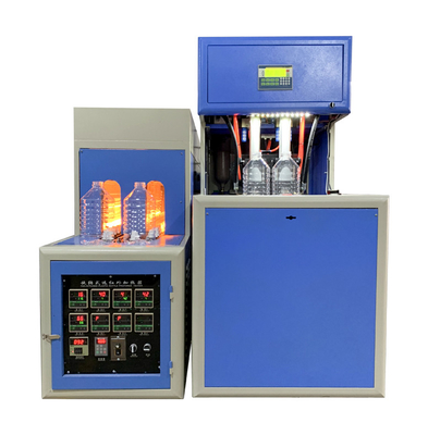 2 Cavity Semi Automatic Plastic Pet Mineral Water Bottle Making Machine 1000-5000ml