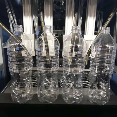 Semi Automatic Plastic Pet Mineral Water Bottle Blowing Machine 2 Cavid 4 Cavities