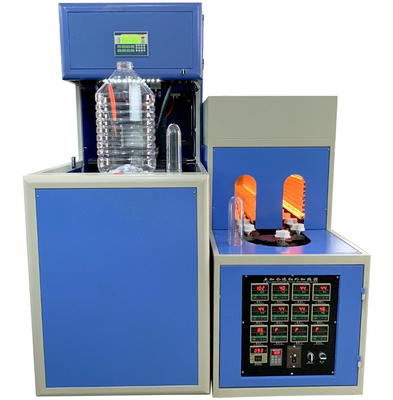 2 Cavity Semi Automatic Plastic Pet Mineral Water Bottle Making Machine 1000-5000ml