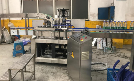 304 SS Oil Bottle Handle Applicator Inserting Machine Electric Driven