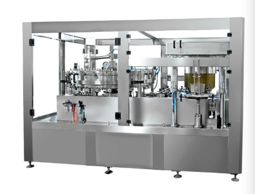Automatic Aluminum Cans 2000CPH Carbonated Drink Filling Machine