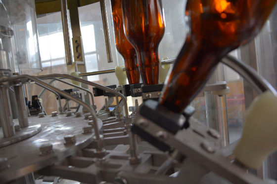 1000 BPH Beer Wine 3 In 1 Carbonated Drink Filling Machine
