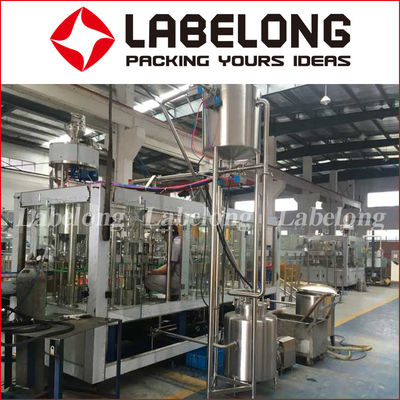 PET Bottle 304 SUS 8000 BPH Mango Juice Packing Machine