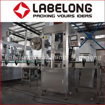 PET Glass Bottle 12000BPH Automatic mineral drinking water shrink sleeve Labeling Machine