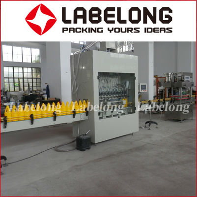 Automatic Disinfectant pesticides 2000BPH Linear plastic Bottle Filling capping Machine