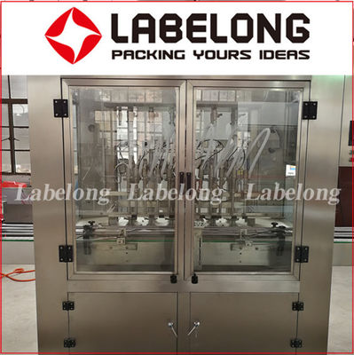 Automatic Plastic Bottle detergent syrup oil Filling capping labeling Machine