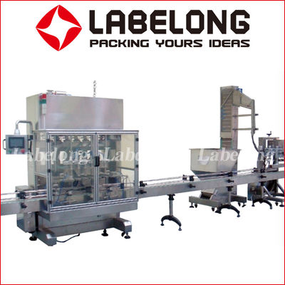 Automatic Plastic Bottle detergent syrup oil Filling capping labeling Machine