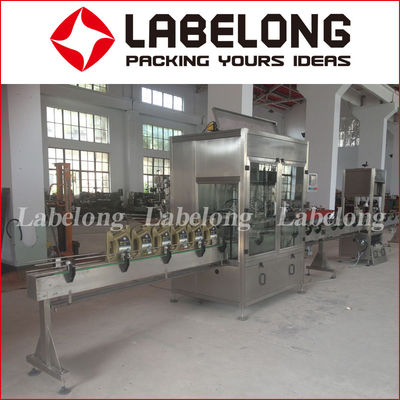 Automatic Plastic Bottle detergent syrup oil Filling capping labeling Machine
