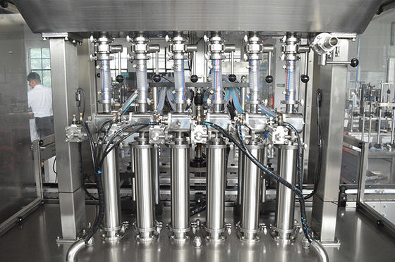 3 In 1 Rotary 500ml Bottle Filling Capping Machine