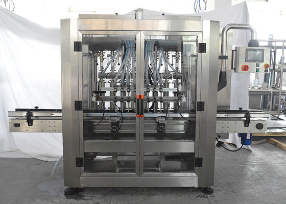 Customizable Linear Bottle Filling Machine 2-5KW Power Consumption PLC Control System