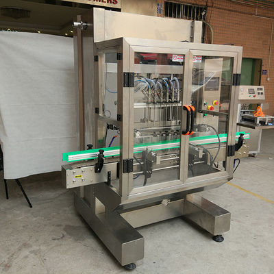 Cosmetic Filler Liquid Filling Machine For Shampoo Cream Honey Piston Paste