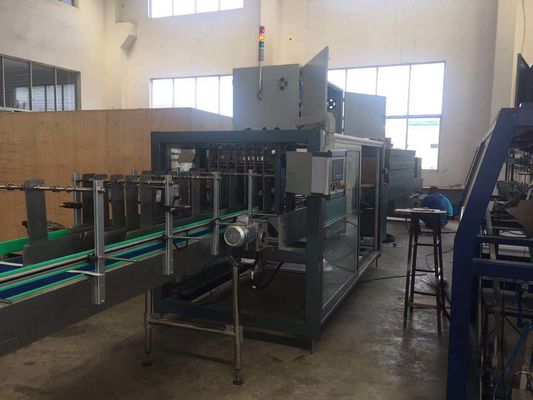 Automatic Beverage PE Shrink Film Wrapping Machine For Glass Bottle Water Line