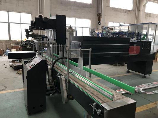 Automatic L Type Beverage Shrink Packing Machine For PET / Glass Bottle / Can