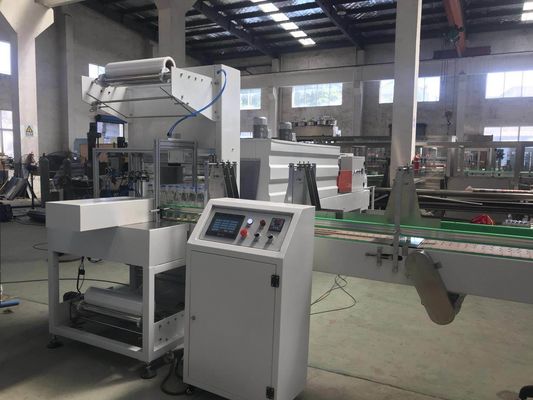 Automatic L Type Beverage Shrink Packing Machine For PET / Glass Bottle / Can