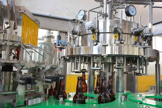 Automatic small scale Beer Bottle washing Filling capping Machine