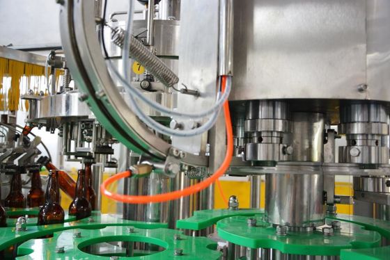 Automatic small scale Beer Bottle washing Filling capping Machine