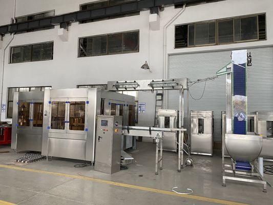 Automatic Soda Water Filling Machine 2000-24000BPH Electric Power