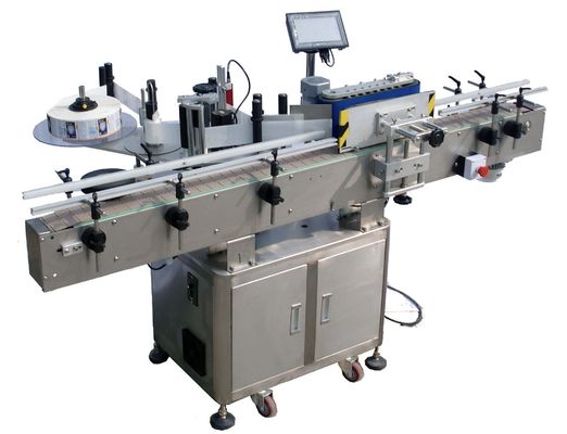 Double Heads Automatic Bottle Labeling Machine PLC Controled 1.5kw