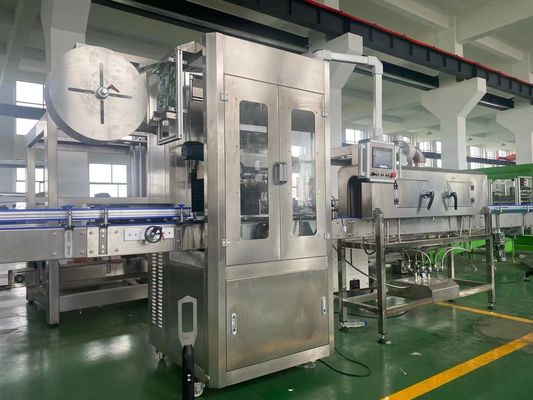Pure Mineral Drinking Water Bottle Shrink Sleeve Labeling Machine 3L 5L 10L 20L