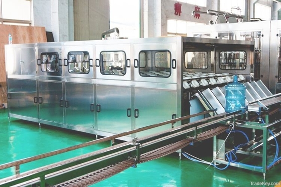 304 Stainless Steel Drinking Water Filling Machine 300bph for 5 Gallon Barrel
