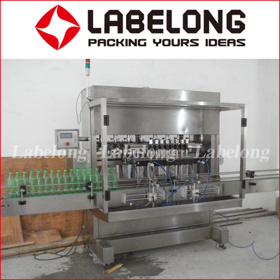 Piston Type Filling Capping Labeling Machine Automatic for Plastic Glass Bottle