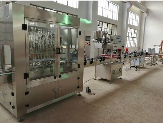 Piston Type Filling Capping Labeling Machine Automatic for Plastic Glass Bottle