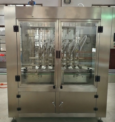 Piston Type Filling Capping Labeling Machine Automatic for Plastic Glass Bottle
