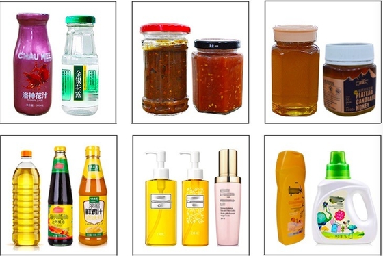 Shampoo Cream Syrup Honey Piston Filler Capper Automatic High Speed